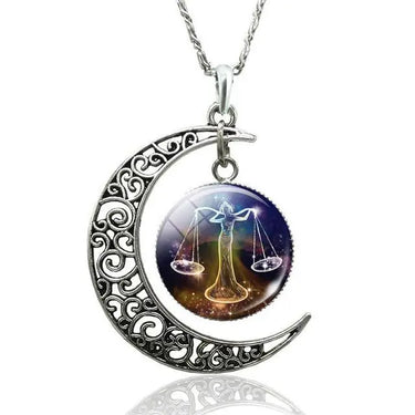 Stellular Constellation Crescent Moon Necklace-Your Soul Place